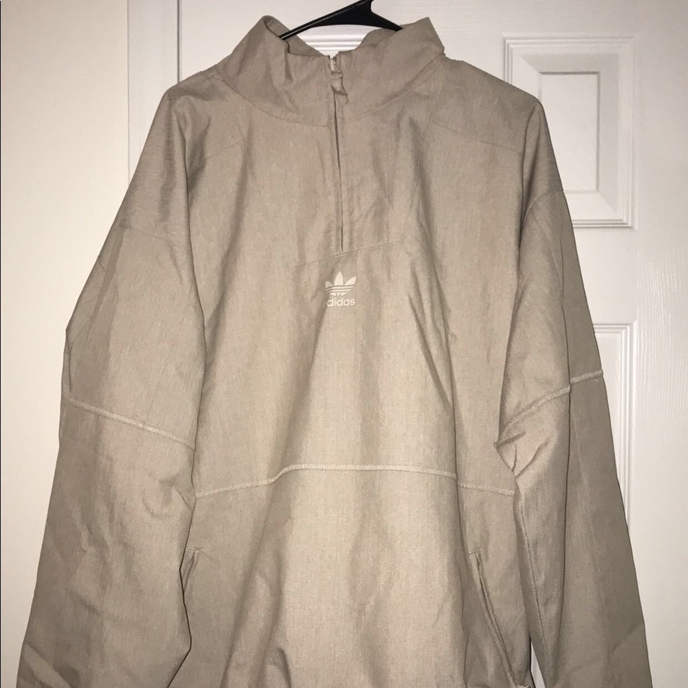 Adidas Beige Windbreaker